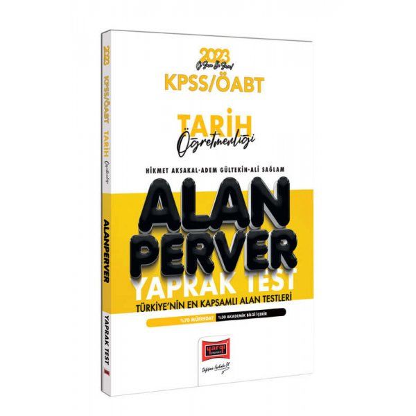 Yargı Yayınları 2023 KPSS ÖABT Tarih Öğretmenliği Alanperver Yaprak Test
