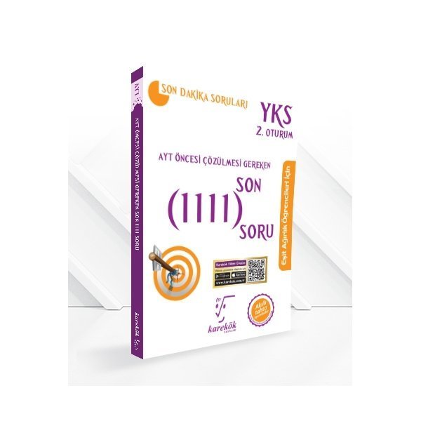 Karekök Yayınları AYT Öncesi Çözülmesi Gereken Son 1111 Soru Eşit Ağırlık