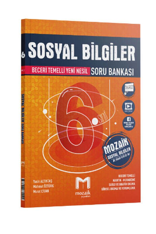Mozaik Yayınları 2025 6.Sınıf Sosyal Bilgiler Soru Bankası