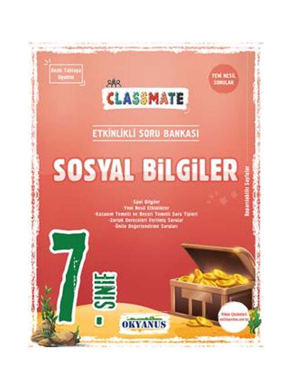 Okyanus Yayınları 7. Sınıf Classmate Sosyal Bilgiler Soru Bankası