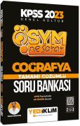 Yediiklim Yayınları 2023 KPSS Genel Kültür Ösym Ne Sorar Coğrafya Tamamı Çözümlü Soru Bankası