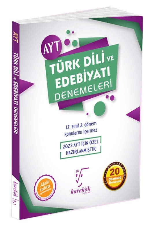 Karekök Yayınları 2023 AYT Edebiyat Denemeleri