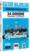 Yargı Yayınları 2024 KPSS Eğitim Bilimleri Öğretmenler Ekibi Öğrenme Psikolojisi Tamamı Çözümlü 24 Deneme