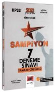 Yargı Yayınları 2023 KPSS Eğitim Bilimleri Tüm Dersler Tamamı Çözümlü Şampiyon 7 Deneme