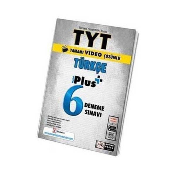​​Mutlak Değer Yayınları TYT Türkçe Video Çözümlü 6 Plus Deneme
