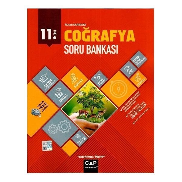 Çap Yayınları 11. Sınıf Coğrafya Soru Bankası