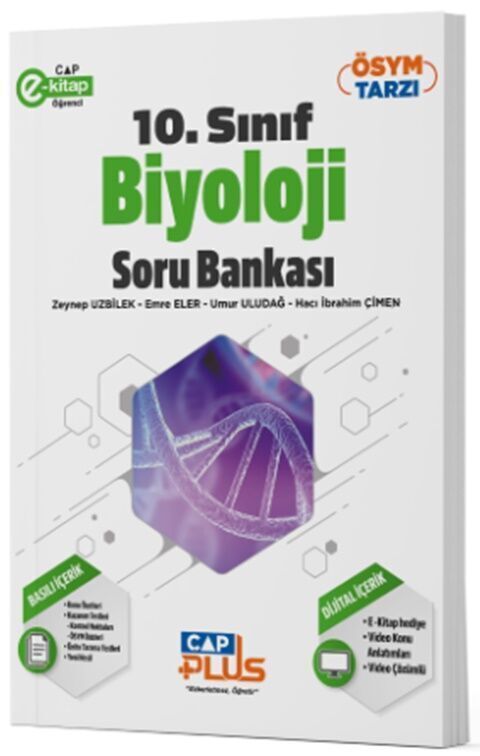Çap Yayınları 10. Sınıf Anadolu Lisesi Biyoloji Soru Bankası