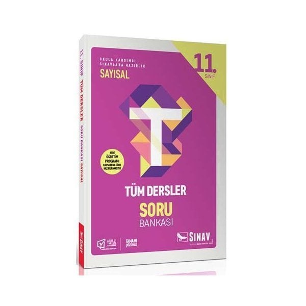 Sınav Yayınları 11. Sınıf Tüm Dersler Sayısal Soru Bankası