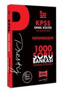 Yargı Yayınları 2022 KPSS Genel Kültür Vatandaşlık Prestij Seri Tamamı Çözümlü 1000 Soru Bankası