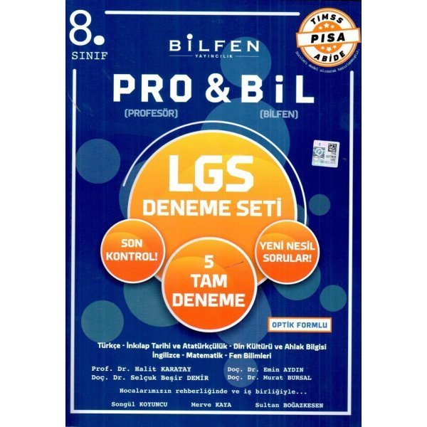 Bilfen Yayınları 8. Sınıf LGS PROBİL Deneme Seti