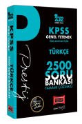 Yargı Yayınları 2022 KPSS Genel Yetenek Türkçe Prestij Seri Tamamı Çözümlü 2500 Soru Bankası