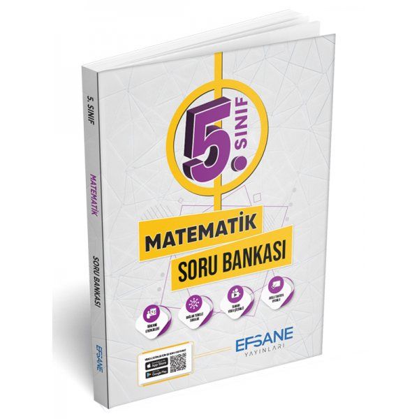 Efsane Yayınları 5.Sınıf Matematik Soru Bankası ( Tamamı Video Çözümlü )