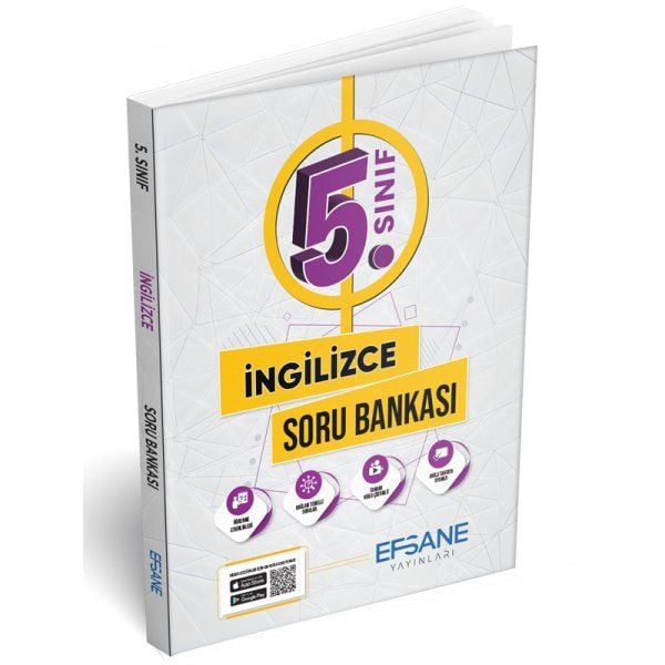 Efsane Yayınları 5.Sınıf İngilizce Soru Bankası ( Tamamı Video Çözümlü )