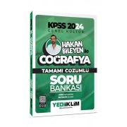 Yediiklim Yayınları 2024 KPSS Hakan Bileyen ile Coğrafya Tamamı Çözümlü Soru Bankası
