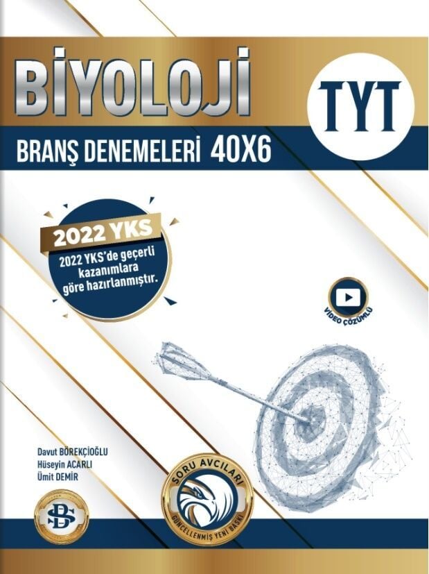 Bilgi Sarmal Yayınları TYT Biyoloji 40 x 6 Denemeleri