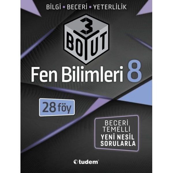 Tudem Yayınları 8. Sınıf Fen Bilimleri 3 Boyut 28 li Föy
