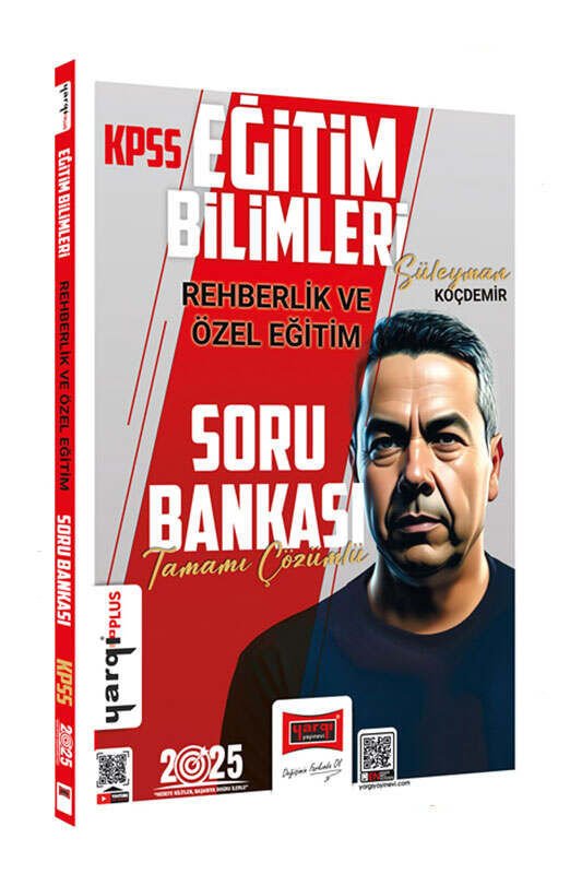 Yargı Yayınları 2025 KPSS Eğitim Bilimleri Tamamı Çözümlü Rehberlik ve Özel Eğitim Soru Bankası