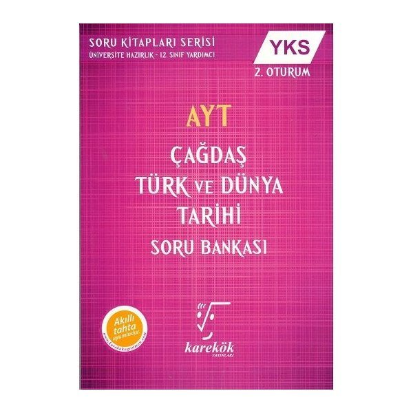 Karekök Yayınları AYT Çağdaş Türk ve Dünya Tarihi Soru Bankası