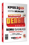 Yediiklim Yayınları 2025 KPSS Eğitim Bilimleri Tüm Dersler Denge Serisi Tamamı Çözümlü Soru Bankası