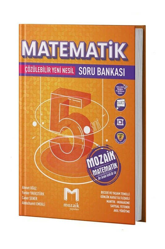Mozaik Yayınları 2025 5.Sınıf Matematik Soru Bankası