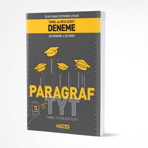 Hız Yayınları TYT Temel ve Orta Düzey Paragraf Deneme