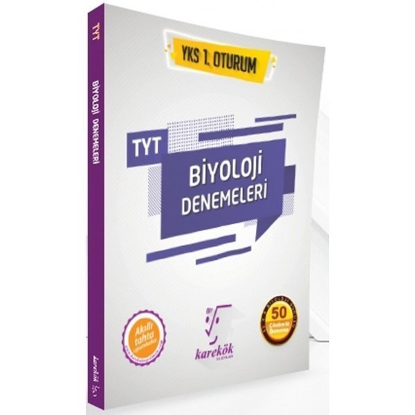 Karekök Yayınları TYT Biyoloji 50 Çözümlü Deneme