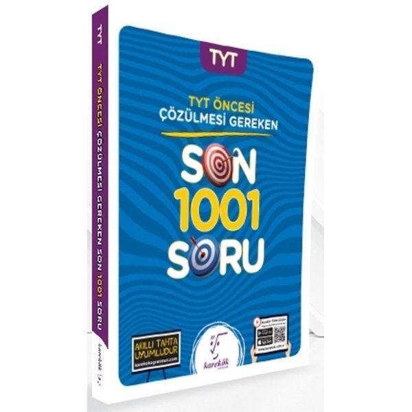 Karekök Yayınları TYT den Önce Çözülmesi Gereken Son 1001 Soru