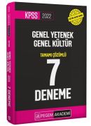 Pegem Yayınları 2022 KPSS Genel Yetenek Genel Kültür Tamamı Çözümlü 7 Deneme