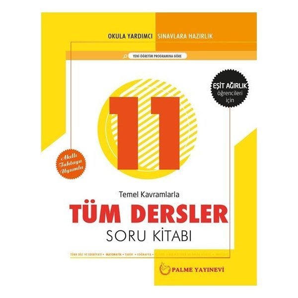 Palme Yayınları 11. Sınıf Eşit Ağırlık Tüm Dersler Soru Bankası