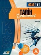 Hız ve Renk Yayınları TYT Tarih 40 x 5 Denemeleri
