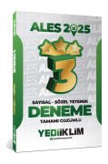 Yediiklim Yayınları 2025 ALES Sayısal Sözel Yetenek Tamamı Çözümlü 3 Yıldız Deneme