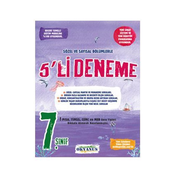 Okyanus Yayınları 7. Sınıf 5 li Deneme
