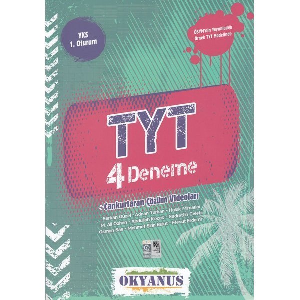 Okyanus Yayınları TYT 4 lü Deneme