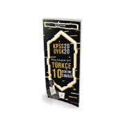 Pelikan Yayınları 2020 KPSS Türkçe 10 Deneme Dijital Çözümlü - Rüştü Bayındır
