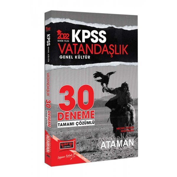 Yargı Yayınları 2022 KPSS Genel Kültür Ataman Vatandaşlık Tamamı Çözümlü 30 Deneme