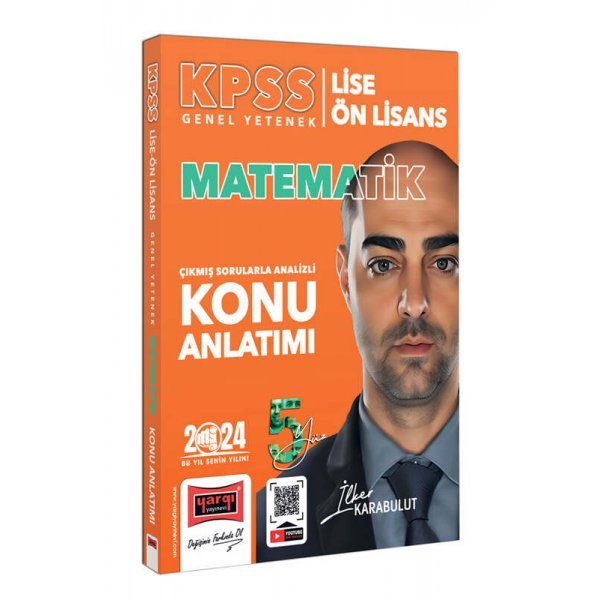 Yargı Yayınları 2024 KPSS Lise Ön Lisans 5Yüz Ekibi Matematik Çıkmış Sorularla Desteklenmiş Analizli Konu Anlatımı