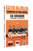Yargı Yayınları 2024 KPSS Eğitim Bilimleri Öğretmenler Ekibi Rehberlik ve Özel Eğitim Psikolojisi Tamamı Çözümlü 24 Deneme