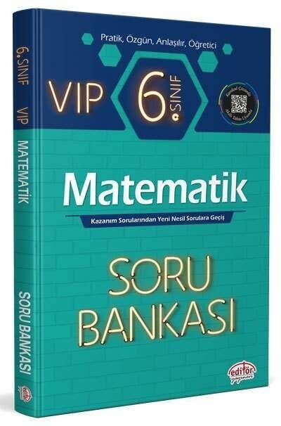 Editör Yayınları 6. Sınıf VIP Matematik Soru Bankası