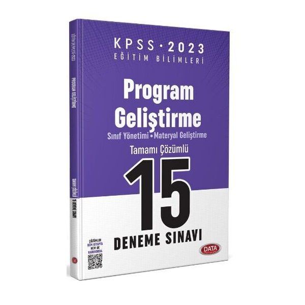 Data Yayınları KPSS Eğitim Bilimleri Program Geliştirme 15 Deneme