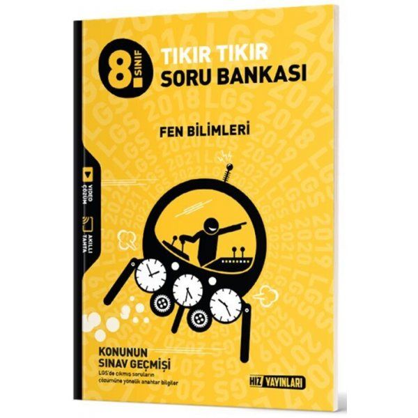 Hız Yayınları 8. Sınıf Fen Bilimleri Tıkır Tıkır Soru Bankası