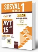 Çap Yayınları AYT Sosyal Bilimler 1 15 X 16 Up Deneme 2023 Özel Baskı