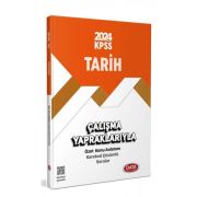 Data Yayınları 2024 KPSS Tarih Çalışma Yapraklarıyla Özet Konu Anlatımı