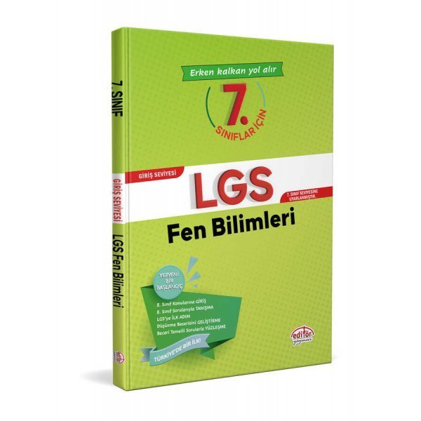 Editör Yayınları 7.Sınıflar İçin LGS Fen Bilimleri