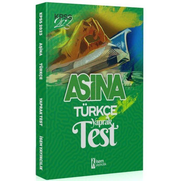 İsem Yayınları 2023 KPSS Türkçe Aşina Yaprak Test
