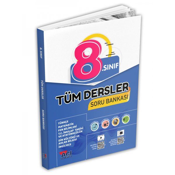 Açı Yayınları 8.Sınıf LGS Tüm Dersler Soru Bankası