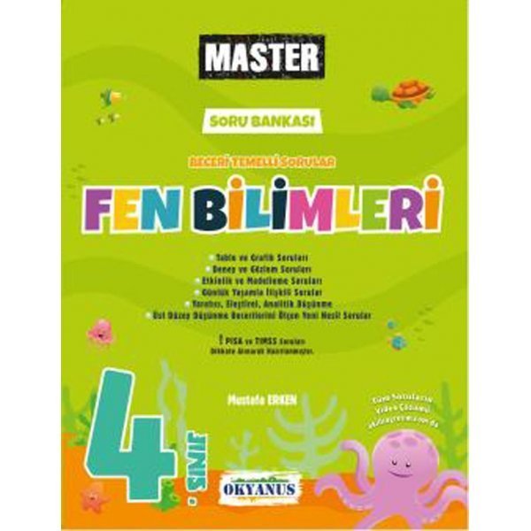 Okyanus Yayınları 4. Sınıf Fen Bilimleri Master Soru Bankası