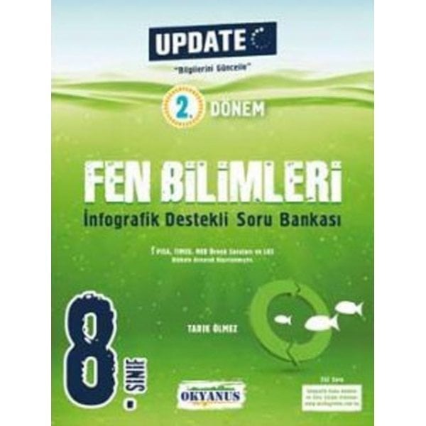 Okyanus Yayınları 8. Sınıf 2. Dönem Update Fen Bilimleri İnfografik Soru Bankası