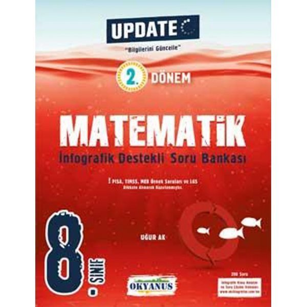 Okyanus Yayınları 8. Sınıf 2. Dönem Matematik Update İnfografik Soru Bankası