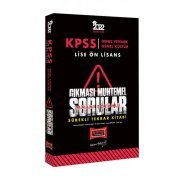 Yargı Yayınları 2022 KPSS Genel Yetenek Genel Kültür Lise Ön Lisans Çıkması Muhtemel Sorular Sürekli Tekrar Kitabı