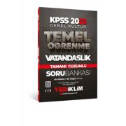 Yediiklim Yayınları 2023 KPSS Genel Kültür Temel Öğrenme Vatandaşlık Tamamı Çözümlü Soru Bankası